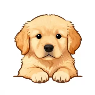 Cute Golden Puppy