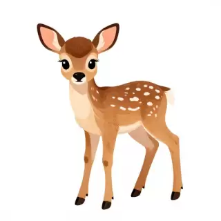 Cute Deer Fawn