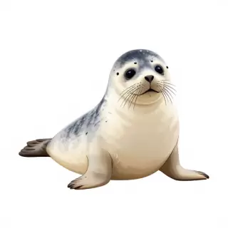 Cute Seal Pup