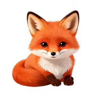Cute Red Fox