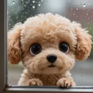 Watching Rain at Window