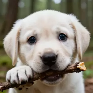 Chewing Stick in Woods