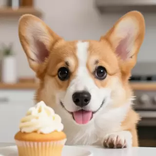 Looking at Cupcake