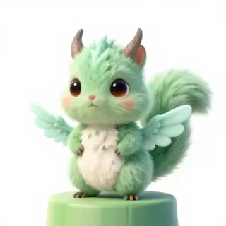 Light Green Squirrel Monster