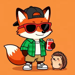 Swag Fox with Hat