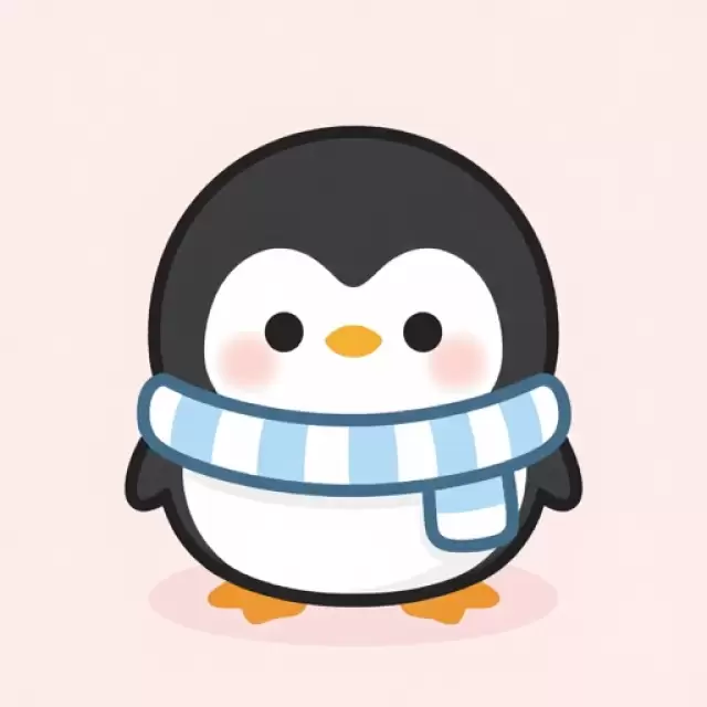 Mochi Penguin with Scarf