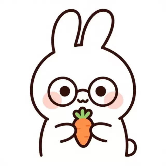 Chibi Bunny with Glasses