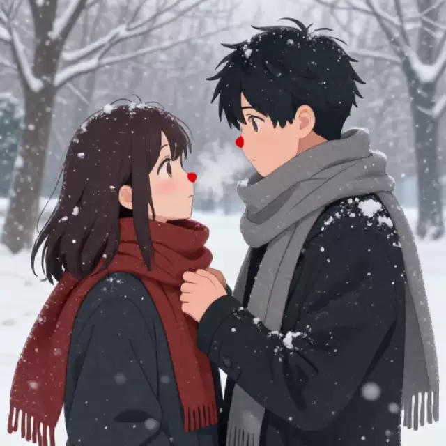 Winter Scarf Sharing