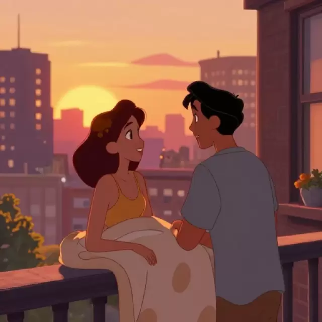 Apartment Balcony Sunset