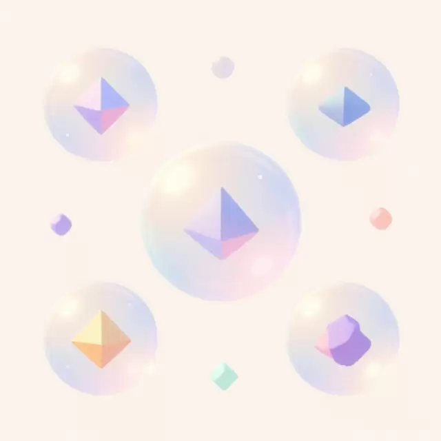 Floating Geometric Bubbles