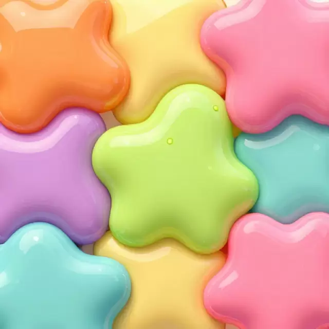 Melting Candy Shapes