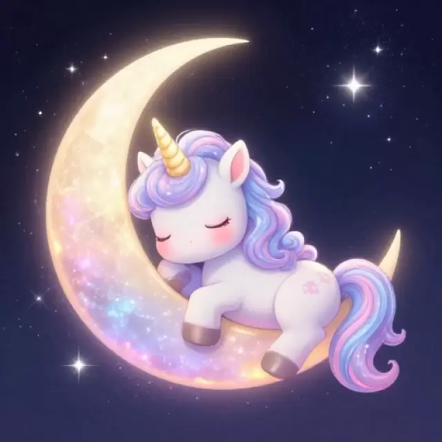 Moonlight Unicorn Foal