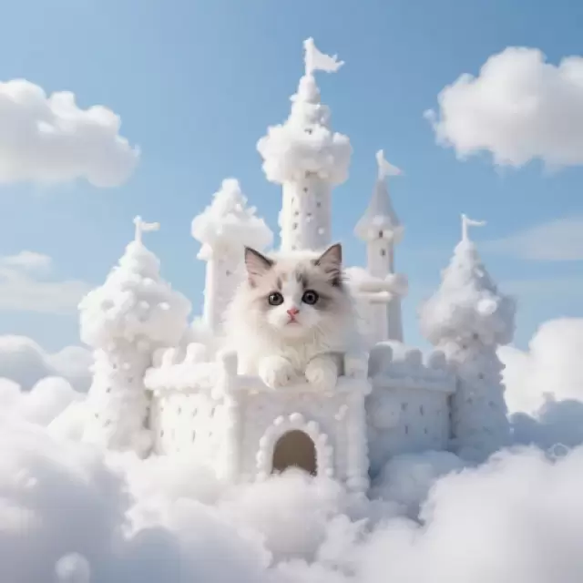 Cloud Castle Kitten