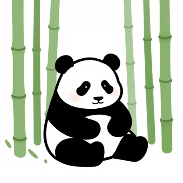 Panda in Bamboo