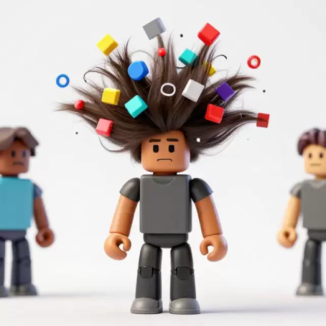 Gravity-Defying Hair