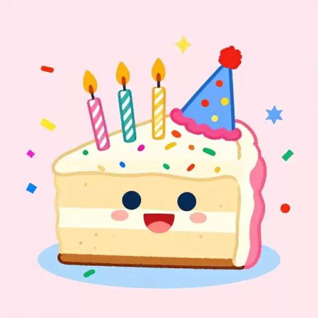 Birthday Cake with a Party