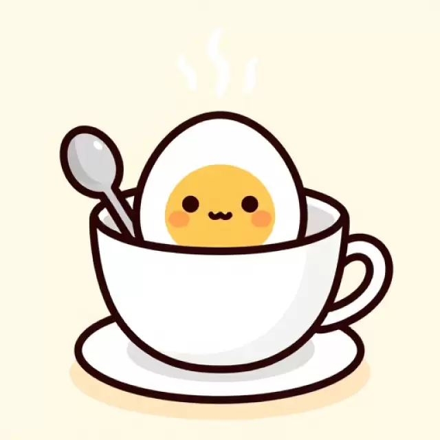 Nervous Egg in a Cup