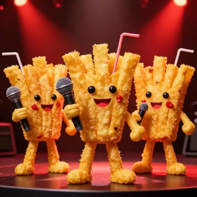 Dancing French Fry Crew