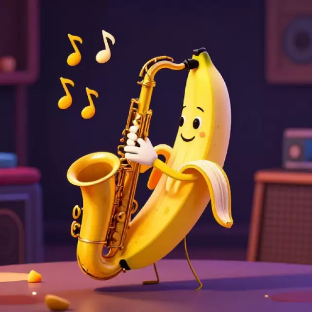 Saxophonist Banana