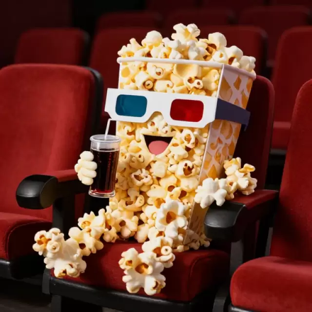 Popcorn Kernel at the Movies