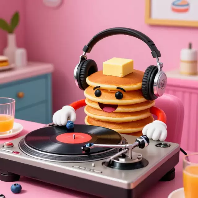 DJ Turntable Pancake