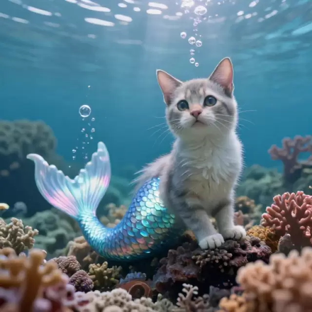 Mermaid Cat