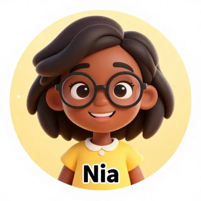 Warm Smiling Black Girl in Buttercup Yellow Dress