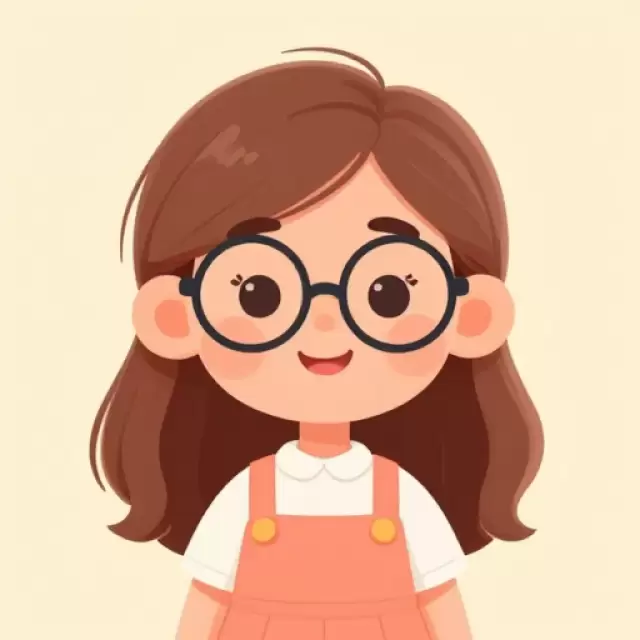 Happy White girl in peach dress