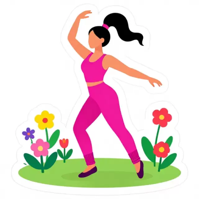 80s Aerobics Ballerina