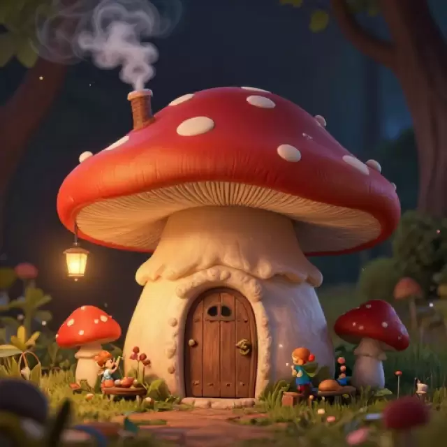 Lucky Mushroom House