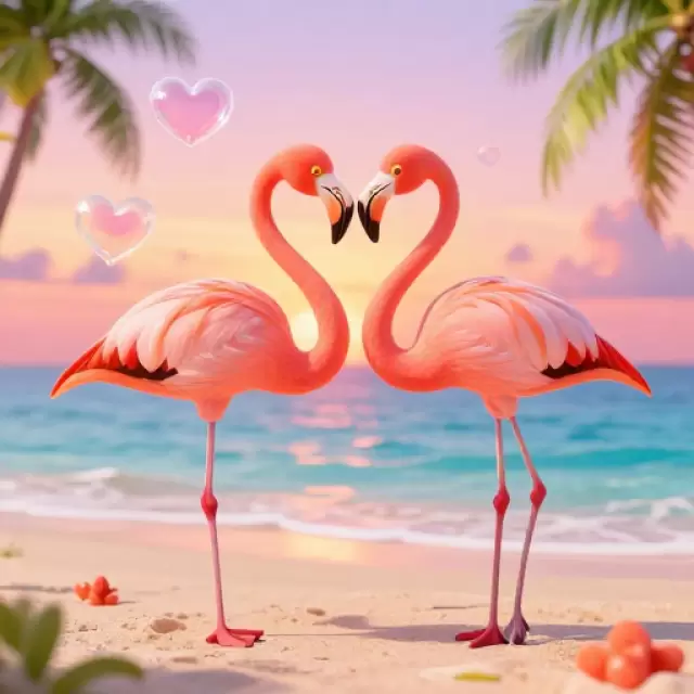 Flamingo Romance