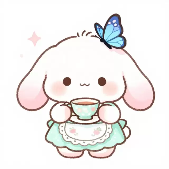 Pastel Tea Party Bunny