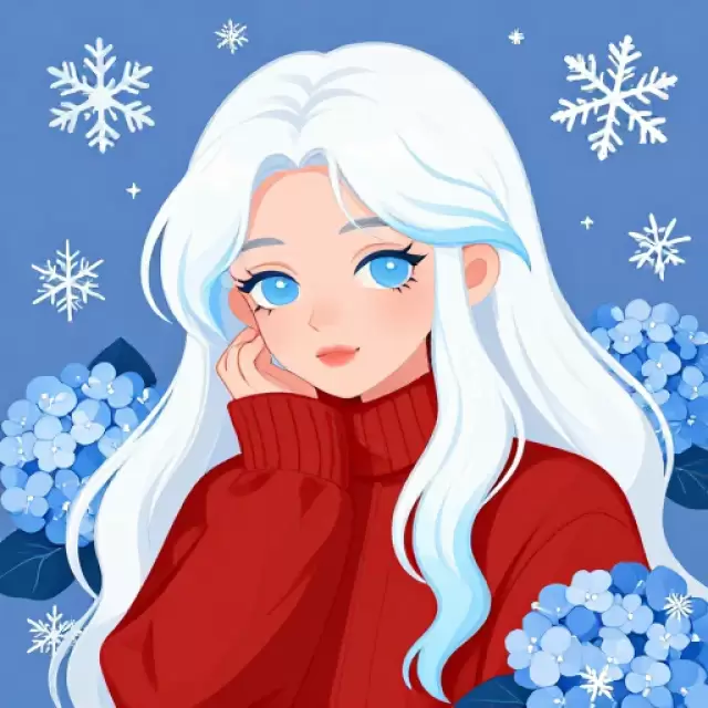 Crimson Frost Flower