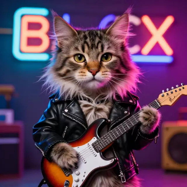 Rockstar Cat