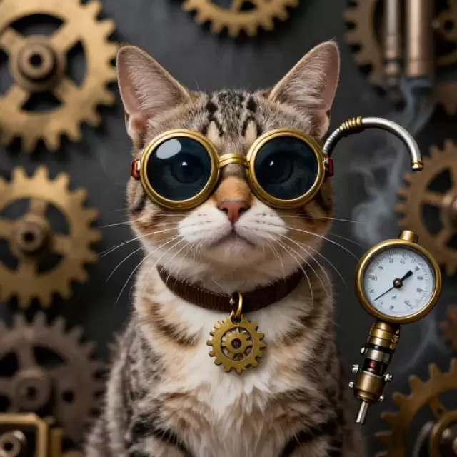 Steampunk Cat