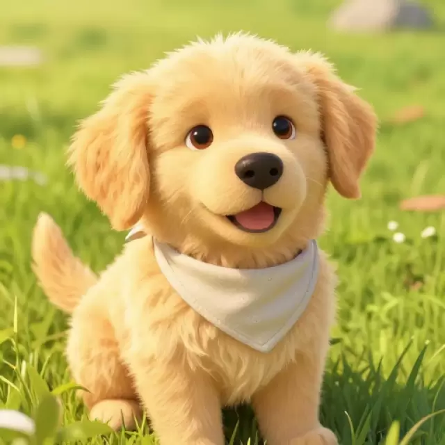 Golden Retriever Puppy Avatar