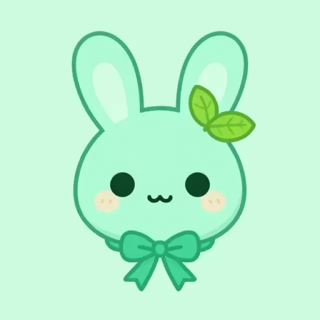Green Mint Bunny Avatar