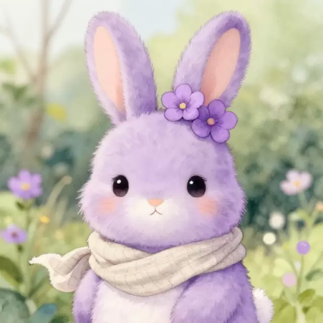 Lilac Bunny Avatar
