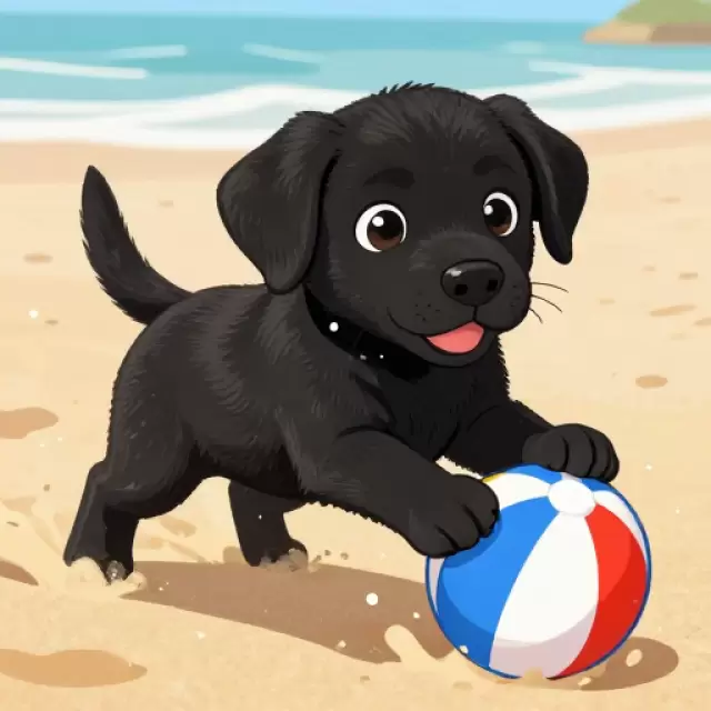 Black Labrador Puppy