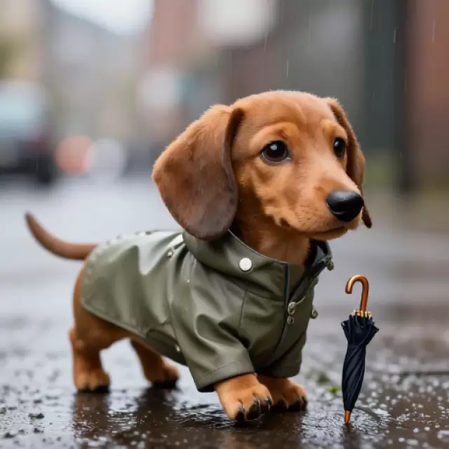 Brown Dachshund Puppy