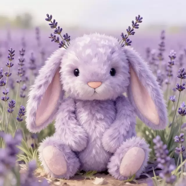 Lavender Fluff Bunny