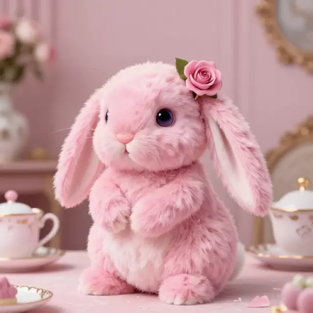 Rose Pink Bunny