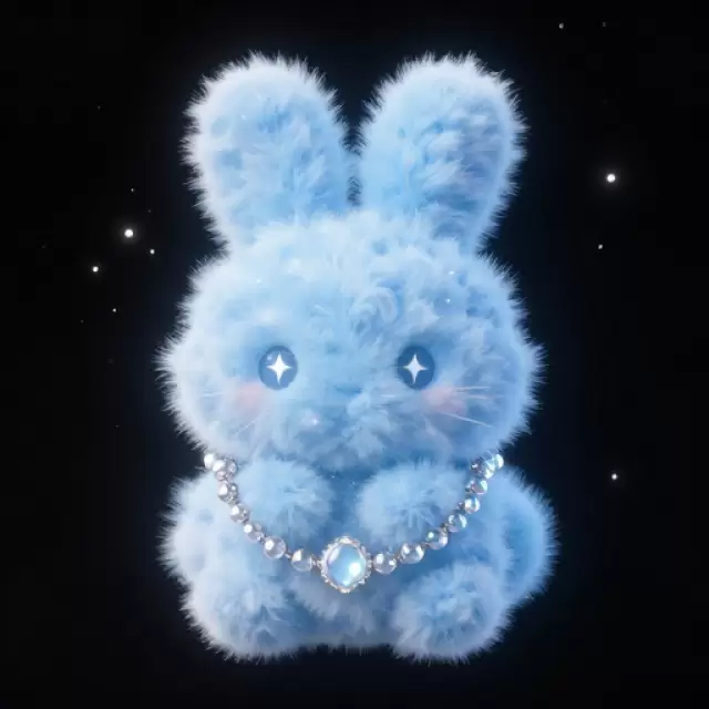 Sky Blue Bunny