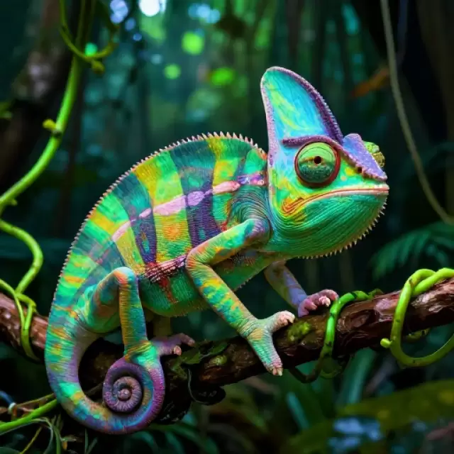 Neon Chameleon Shift