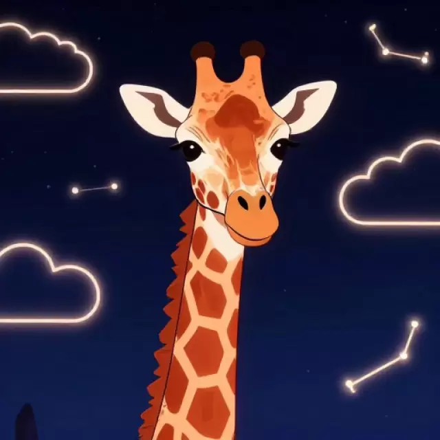 Neon Giraffe Heights