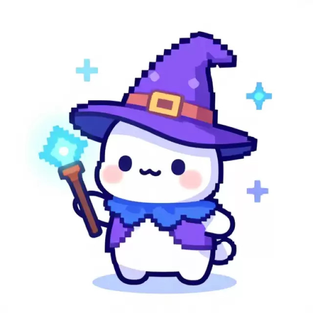 Pixel Wizard Bunny
