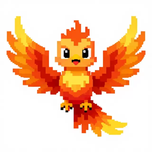 Pixel Phoenix Chick