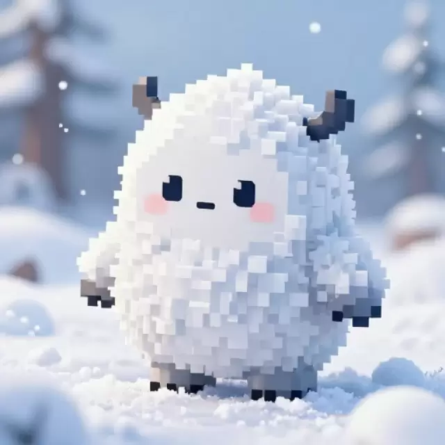 Pixel Yeti Cub
