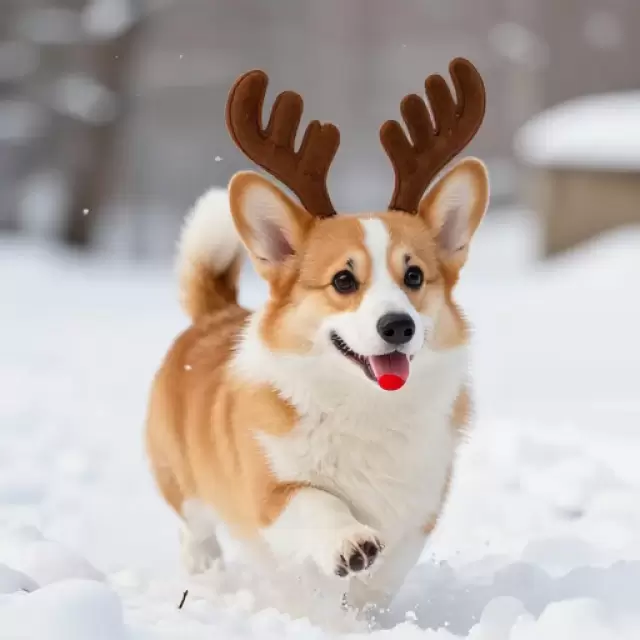 Christmas Corgi