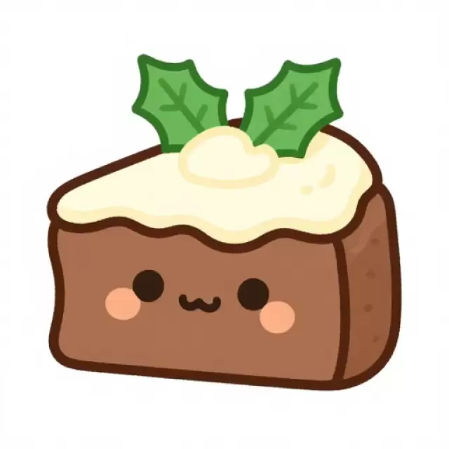 Kawaii Christmas Pudding